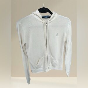 Ralph Lauren Cream Knit Hoodie